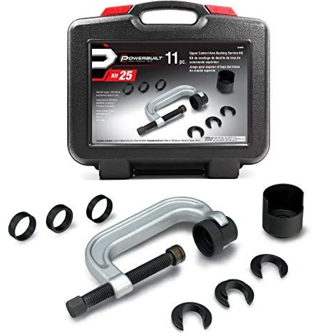 Powerbuilt Upper Control Arm Bushing Service Tool Set (648604)