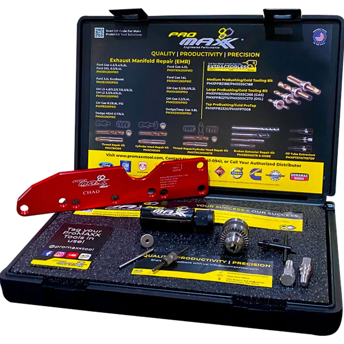 ProMAXX Dodge Ram 6.4L Hemi Exhaust Manifold Bolt Repair Prokit (PMXCD200PRO)