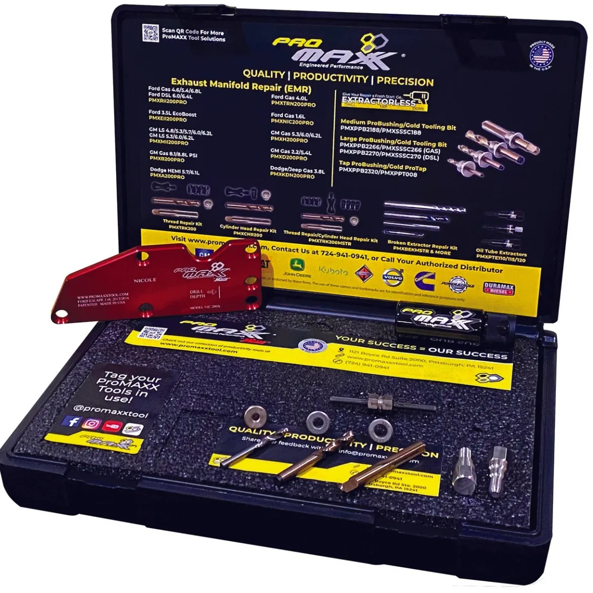 ProMAXX 1.6L Ecoboost Exhaust Manifold Broken Bolt Repair Kit (PMXNIC200BSE)