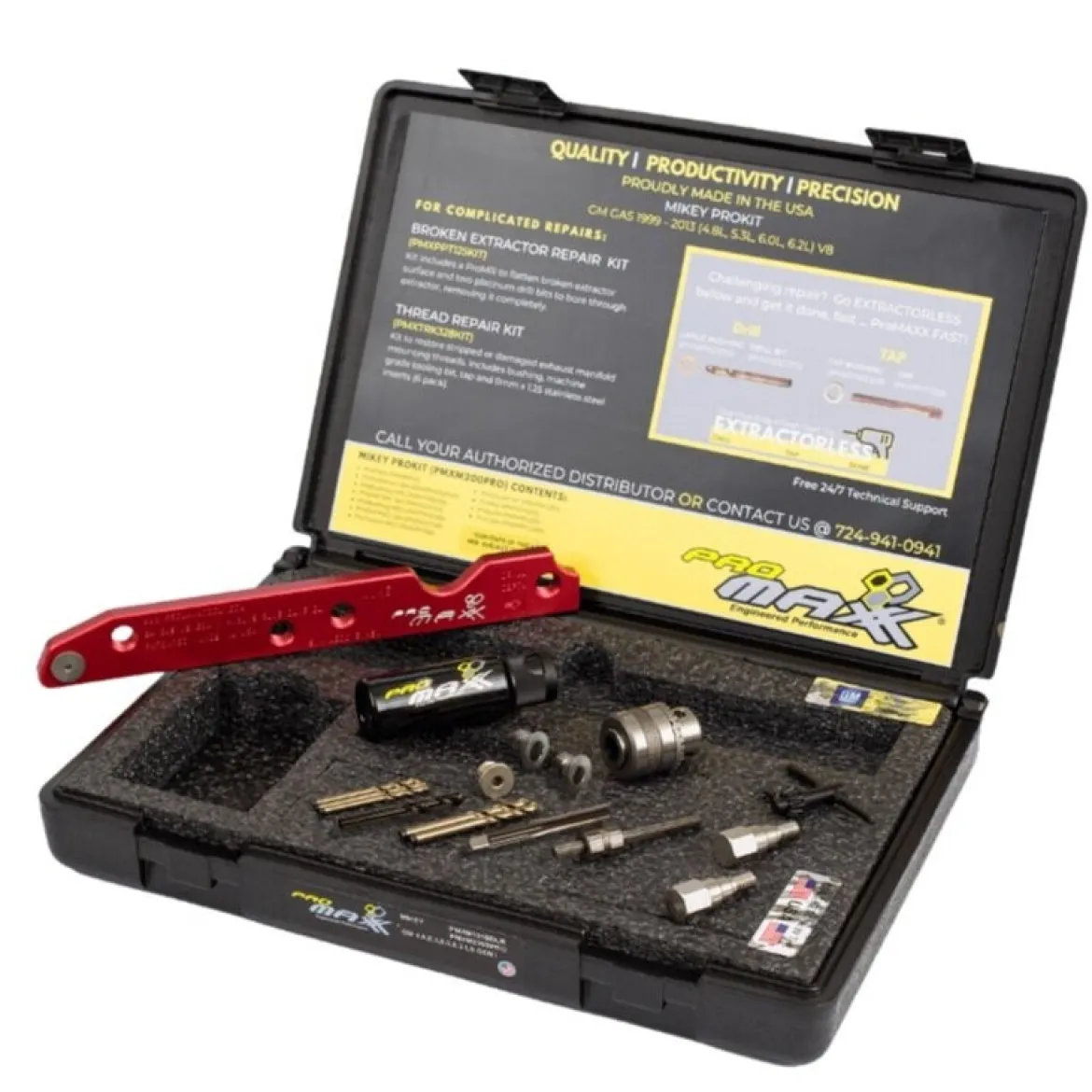 ProMAXX 4.8L-6.2L V8 Exhaust Manifold Broken Bolt Repair Kit (PMXM200BSE)