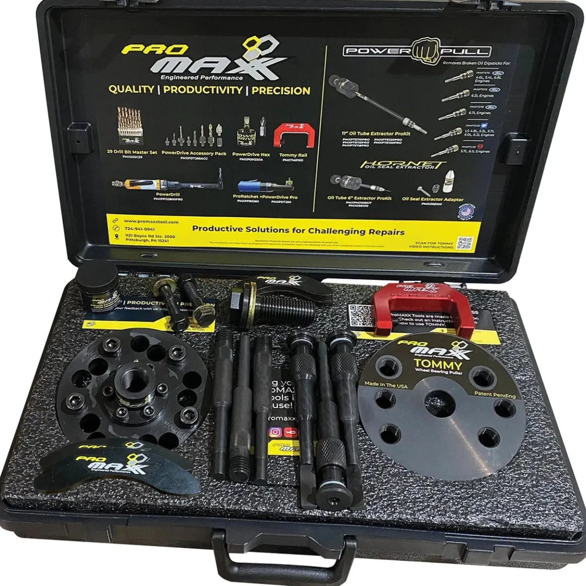 ProMAXX Wheel Bearing Hub Puller Removal Kit (PMXTOM450PROP)