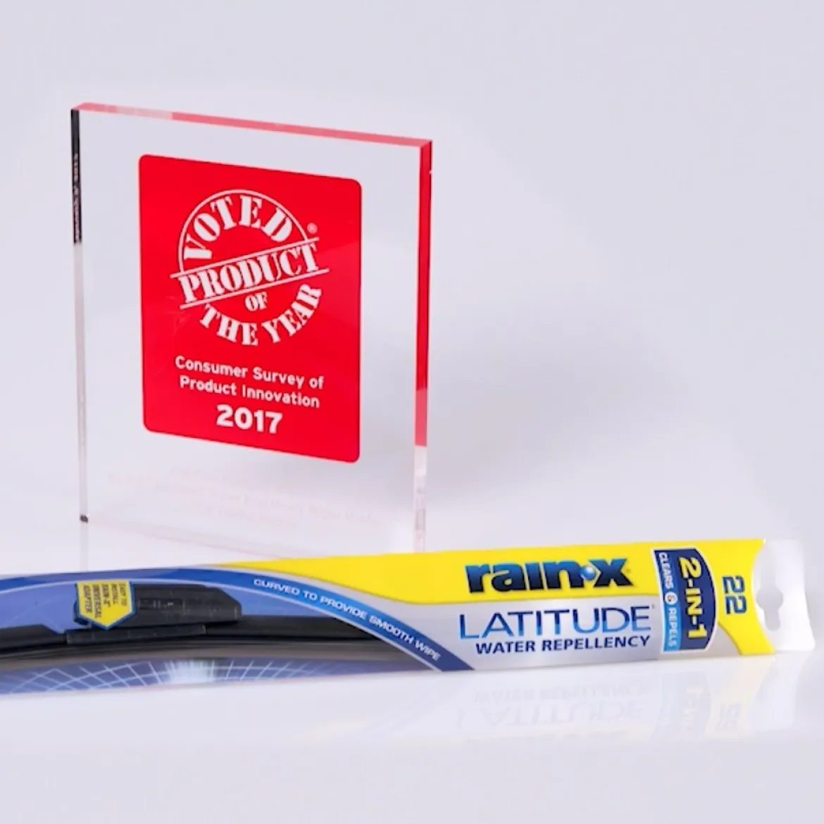 Rain-X 5079273-2 2-in-1 Latitude Water Repellency Wiper Blade 15-Inch