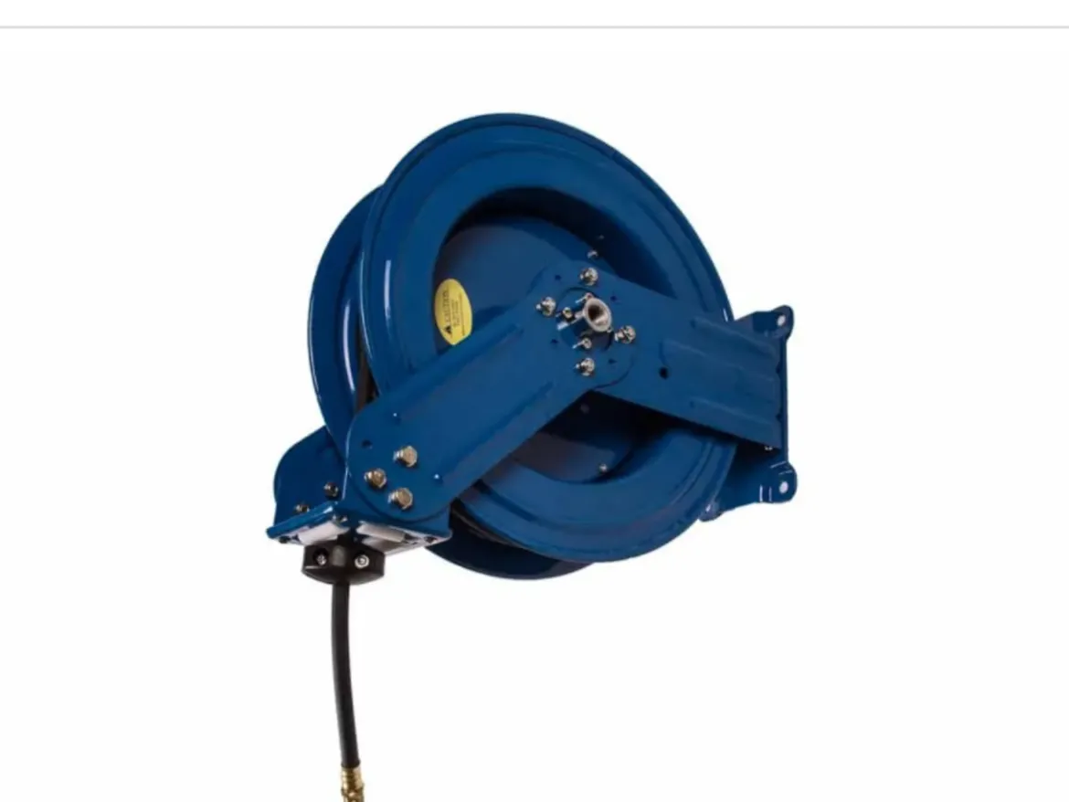 Rapidair, 1/2 inch x 50 foot, 1/2 inch Inlet x 1/2 inch NPT Outlet, Blue, Dual Arm, All Metal (R-05050)