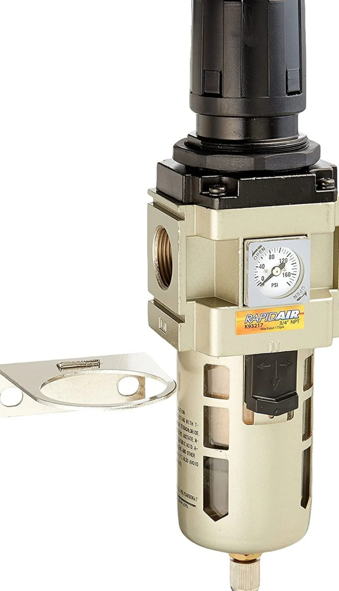 RapidAir K93217 NPT Filter Regulator, 3/4-Inch