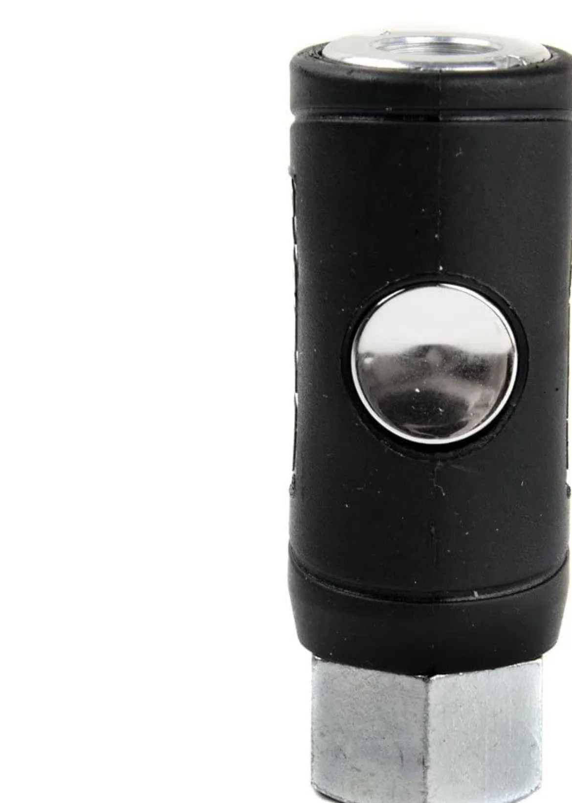 RapidAir K7220 Push Button Safety Air Quick Coupler, 1/4 FNPT, Black