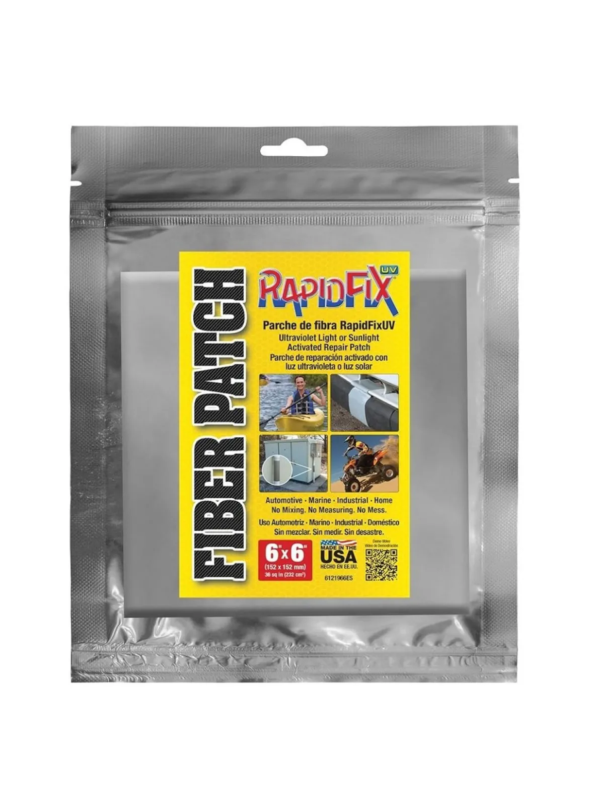RapidFix Uv Fiber Patch 6" X 6" (6121966ES)