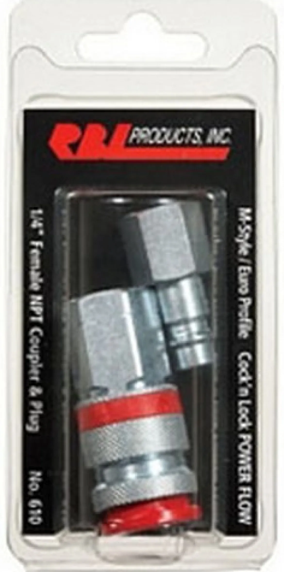 RBL Products 1/4" Pneumatic Coupler And 1/4" Pneumatic Plug Set Female NPT (610)