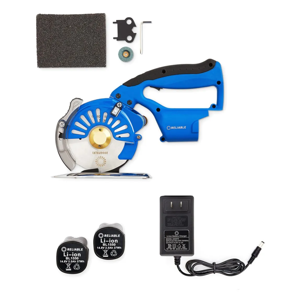 Reliable Corporation Cloth Cutting Machine, Cordless, 2X14.8V Battery (2000FR)
