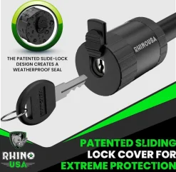 Rhino USA Locking Hitch Pin For 2.5' Class V Hitch (HITCH-PIN-2.5)