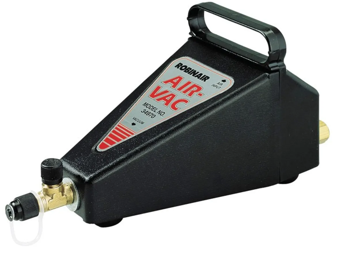 Robinair Air-Powered Vacuum Pump for R-12 and R-134a Systems (34970)