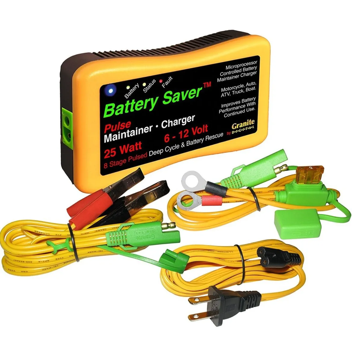 Save-A-Battery 3015LCD 12V 25W Battery Maintainer & Saver (3015LCD)