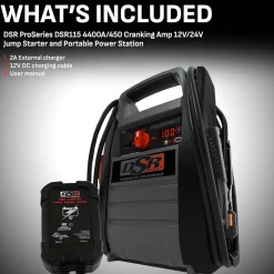 Schumacher ProSeries 12V/24V 4400amp Peak Jump Starter (DSR115)