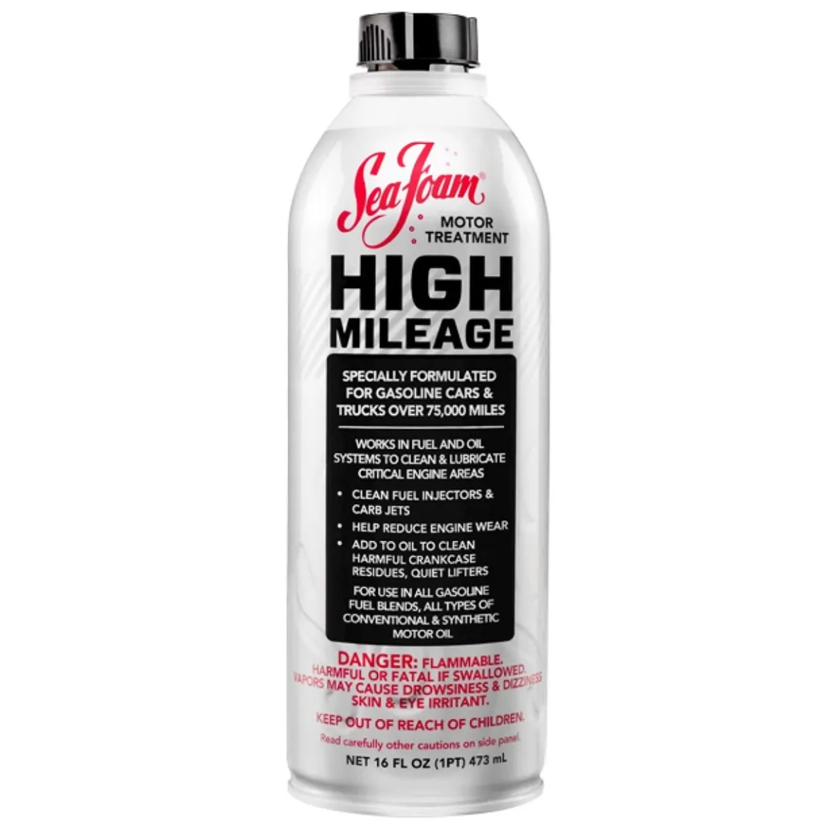 Sea Foam High Mileage Fuel Injector Cleaner 16oz (HM-16)
