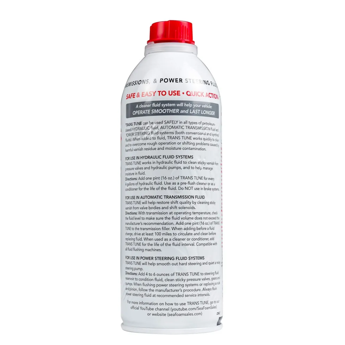 Sea Foam Trans Tune Transmission Fluid Additive 16 oz (TT-16)