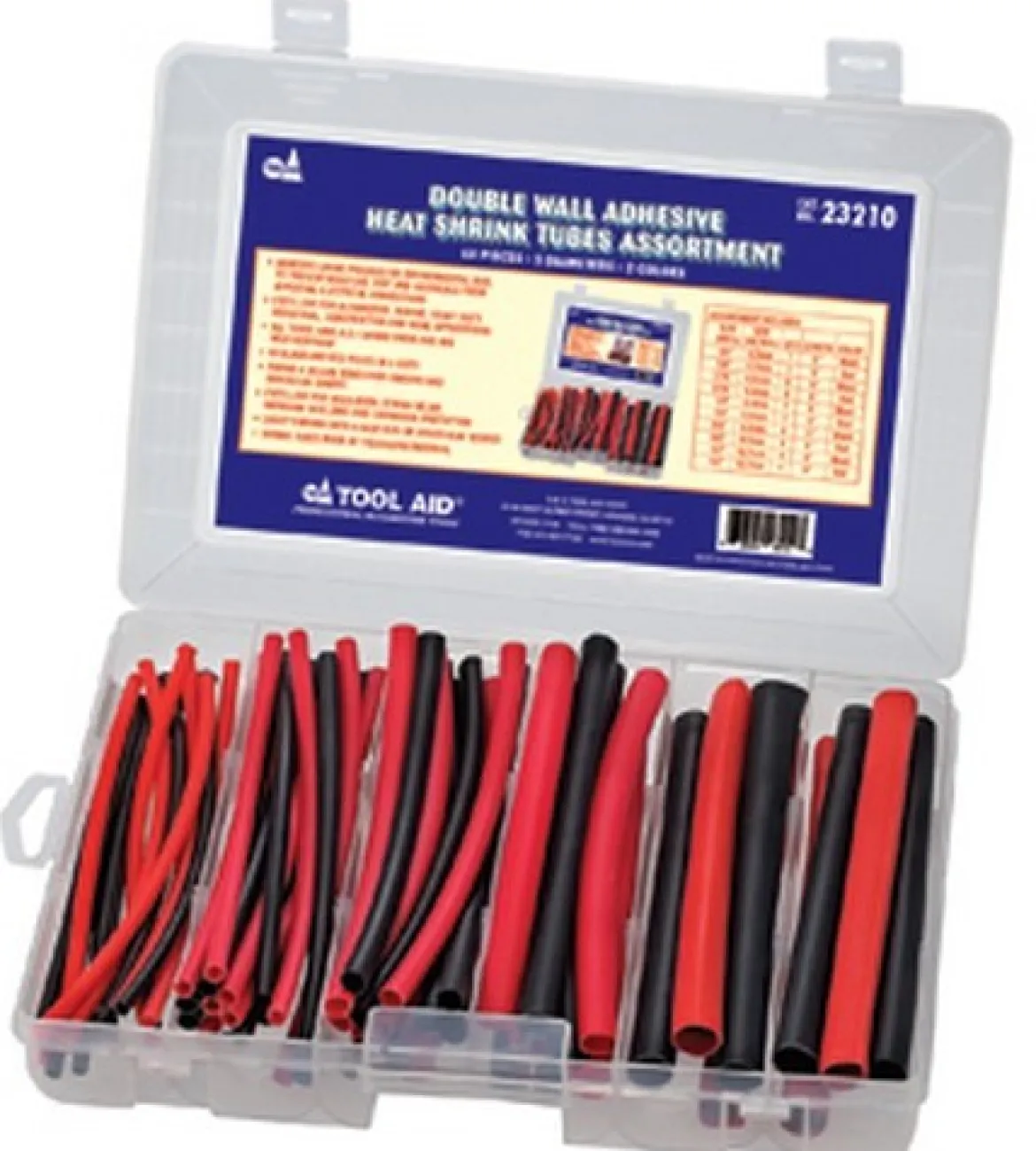 SG Tool Aid 23210 Double Wall Adhesive Heat Shrink Tubes Assortment