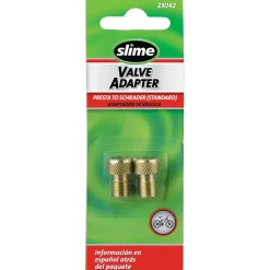 Slime Presta to Schrader Valve Adapter (23042)