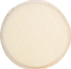 S.M. Arnold 85-521 4.5" Round Cotton/Polyester Wax Applicator - White