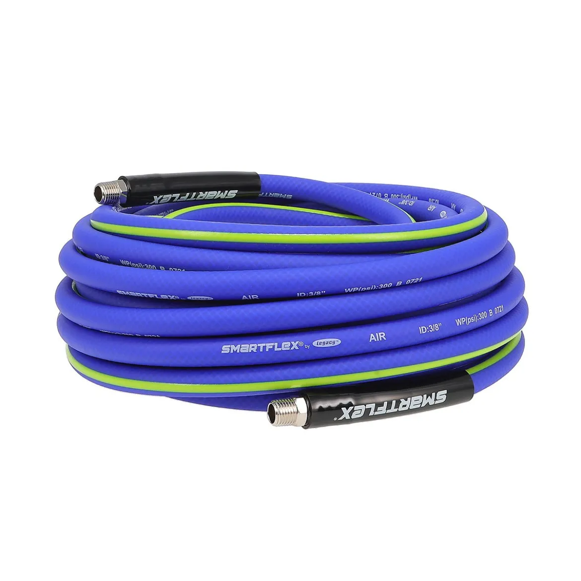 SmartFlex Air Hose 3/8 in. x 50 ft, Hybrid Blue (HSF3850BL2)