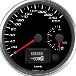 Speedhut 4-1/2" 260 km/h GPS Speedometer/10K Tachometer (R45-DS19-REV)