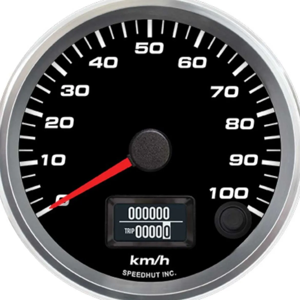 Speedhut 3-3/8" 100 km/h Metric GPS Speedometer (R3-S8-REV)