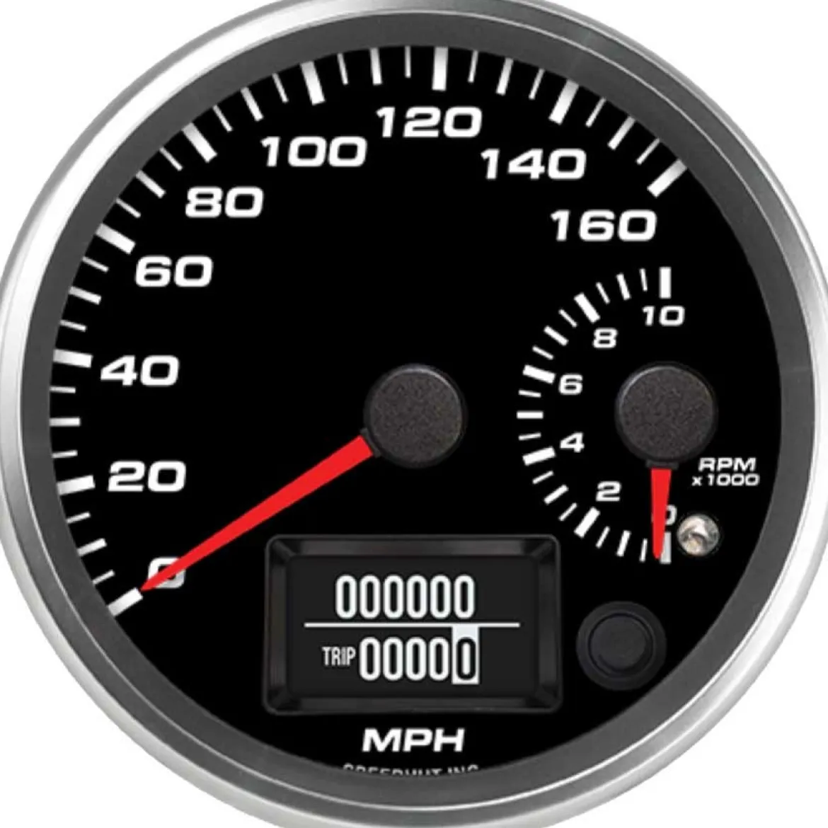 Speedhut 4" 160 mph GPS Speedometer/10K Tachometer Gauge (R4-DS17-REV)