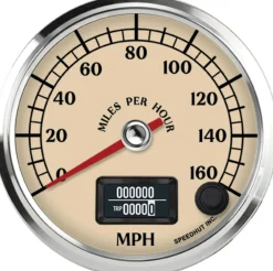 Speedhut 3-3/8" Antique Series 160 mph GPS Speedometer (R3-S3-ATQ)