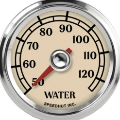 Speedhut 2-1/16" Antique Series 50-125C Water Temp Gauge (L2-WT2-ATQ)