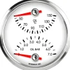 Speedhut 3-3/8" Cels Oil Temp / Oil Pressure (top/bot) (L3-DG9-LEG)
