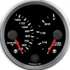 Speedhut 3-3/8" Dual Met Water Temp / Fuel Level Gauge (R3-DG8-REV)