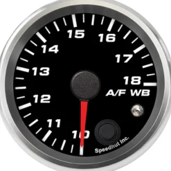 Speedhut 2-5/8" Dyjonet 10-18 Air/Fuel Gauge w/ Warning (R25-WB5-REV)