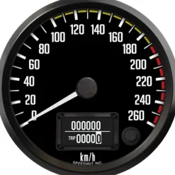 Speedhut 4-1/2" JDM Datsun Z 260km/h Metric Speedometer (R45-S13-DATZ)