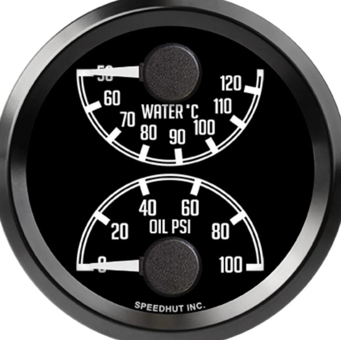 Speedhut 2-5/8" JDM Z Cels Wat Temp/Oil Press (top/bot) (L25-DG5-DATZ)