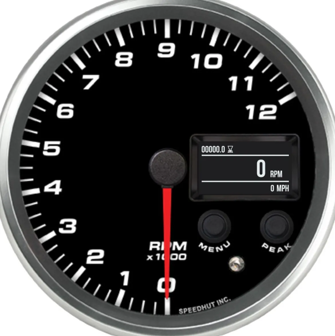 Speedhut 4-1/2" 12K PM/DM Playback Tachometer (R45-TCR3-REV)