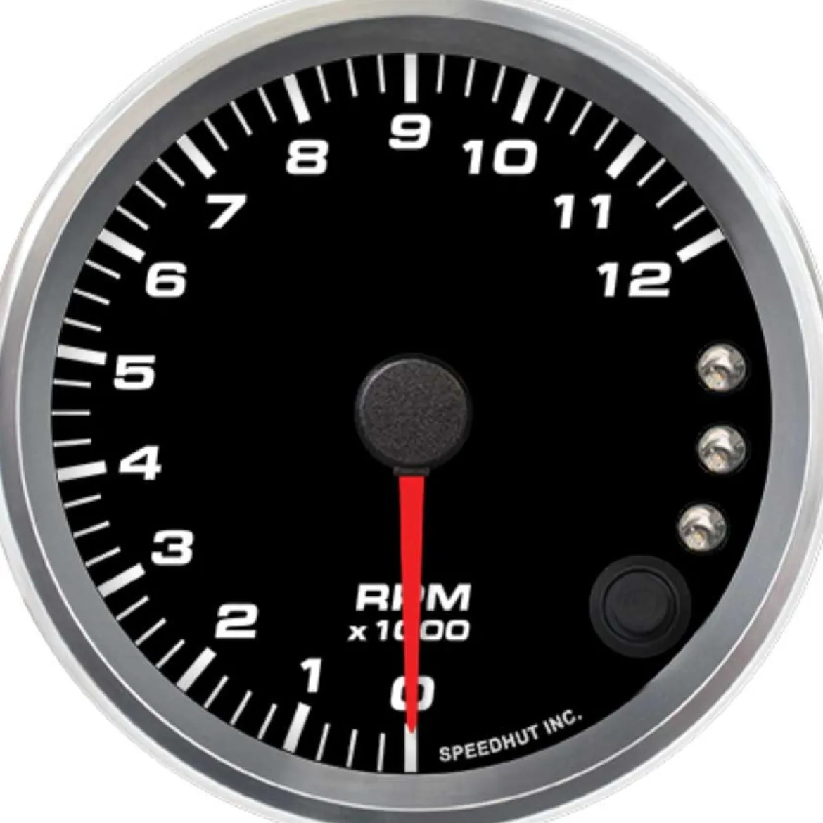 Speedhut 3-3/8" 12K RPM Shift-light Tachometer (R3-TC5-REV)