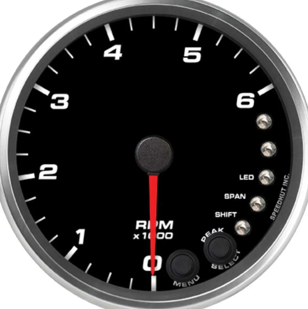 Speedhut 4-1/2" 6K RPM Shift-light Diesel Tachometer (R45-TC8-REV)