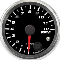 Speedhut 2-5/8" 12K RPM Shift-light Tachometer (R25-TC5-REV)
