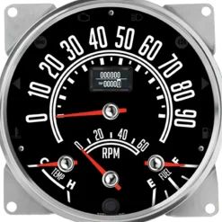 Speedhut 5-1/2" 90mph CJ Jeep GPS Speedometer w/ Tachometer (CJ55-QG1)
