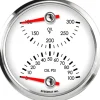 Speedhut 3-3/8" Oil Temp / Oil Pressure Gauge (top/bot) (L3-DG6-LEG)