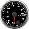 Speedhut 2-5/8" PLX 10-18 Air/Fuel Gauge w/ Warning (R25-WB8-REV)