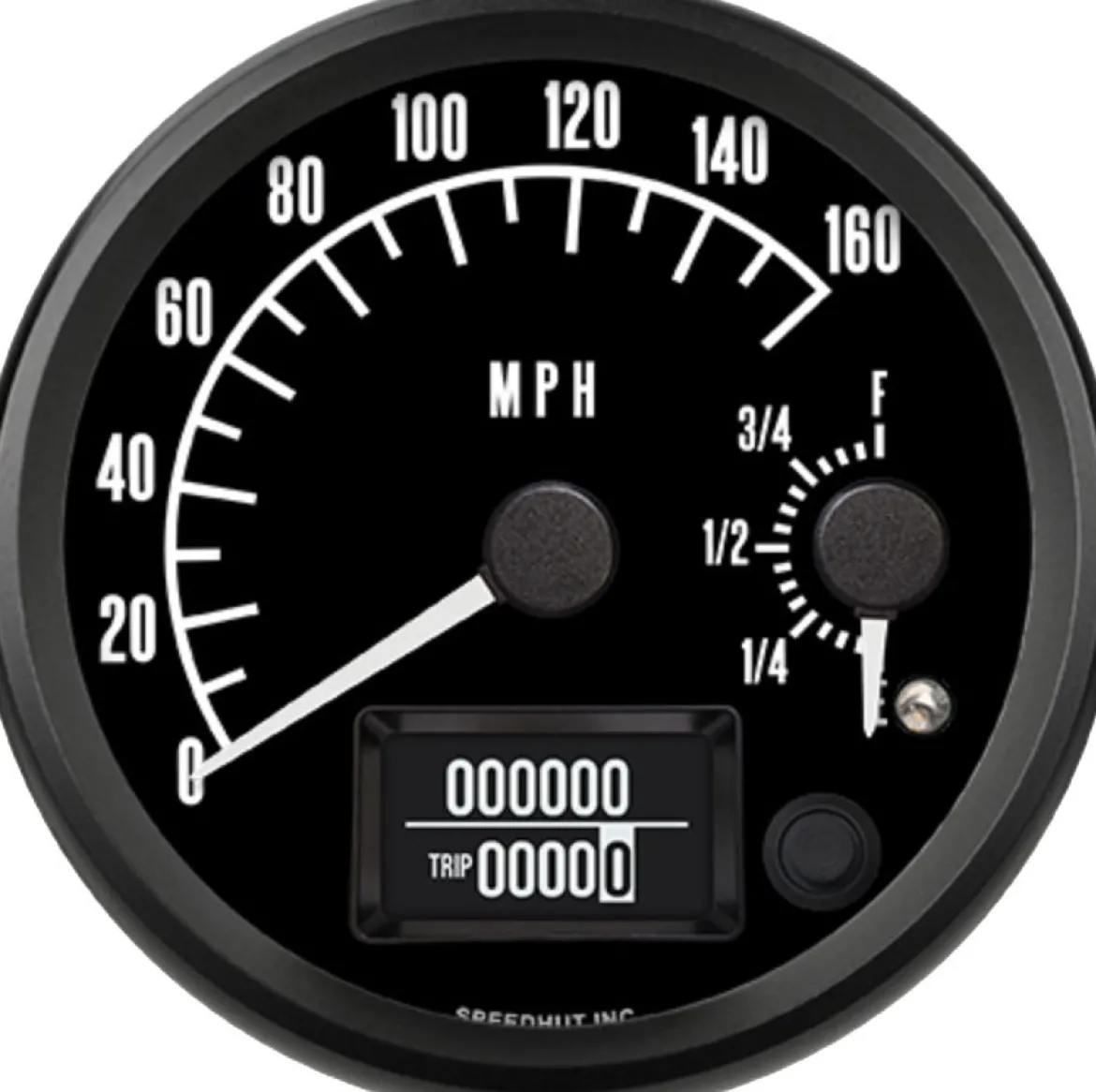 Speedhut 4" Pontiac 160 mph GPS Speedometer / Fuel Level (R4-DS3-PTC)