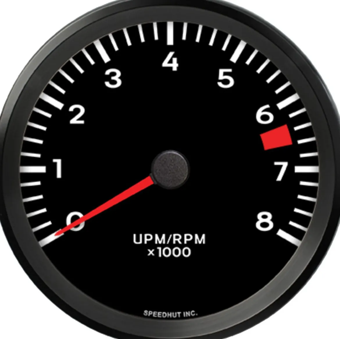 Speedhut 4-1/2" Porsche Design 8K RPM Tachometer (L45-TC3-PCH)