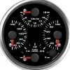 Speedhut 4" Quad Met Oil Temp/Volt/Oil PSI/Fuel Level (R4-QG3-REV)