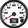 Speedhut 3-3/8" Street XL 120 mph GPS Speedometer (R3-S1-SXL)