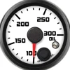 Speedhut 2-1/16" Street XL 100-300F Oil Temp w/ Warning (R2-OT1-SXL)