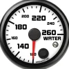 Speedhut 2-5/8" Street XL 120-260F Water Temp w/Warning (R25-WT1-SXL)