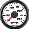 Speedhut 2-1/16" Street XL 120-260F Water Temp Gauge (L2-WT1-SXL)