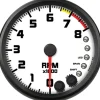 Speedhut 4" Street XL 8K RPM Shift-light Tachometer (R4-TC3-SXL)