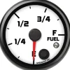 Speedhut 2-5/8" Street XL Programmable Fuel Level w/Warn (R25-FL1-SXL)
