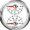 Speedhut 2-5/8" Volts / Oil PSI Gauge (top/bot) (L25-DG13-LEG)