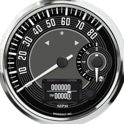 Speedhut 4-1/2" VW Design 80mph GPS Speedo/ 8K Tach Gauge (R45-DS9-VW)